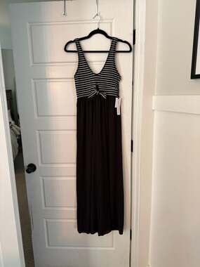 Robin Piccone Sailor Striped Wide Leg Jumpsuit